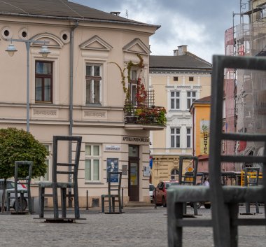 Zdjęcie Apteki pod Orłem z perspektywy Placu Bohaterów Getta