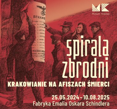 Kolorowa grafika promująca wystawę.
