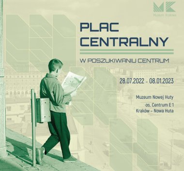Kolorowa grafika reklamująca wystawę