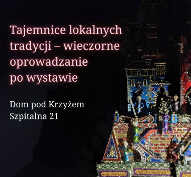 Kolorowa fotografia. Szopka krakowska.
