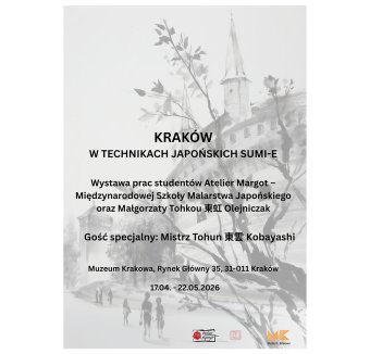 Kraków w japońskiej technice Sumi-e