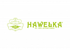 Zielony logotyp Restauracji Hawełka.