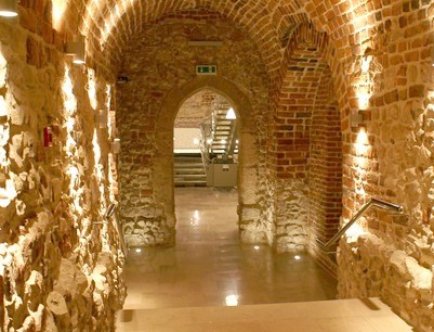 Zdjęcie odnowionych podziemi w Pałacu Krzysztofory