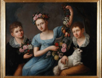 Jan Kopff, Portret trojga dzieci z rodziny Kopffów, 1815 r., Zbiory Muzeum Krakowa