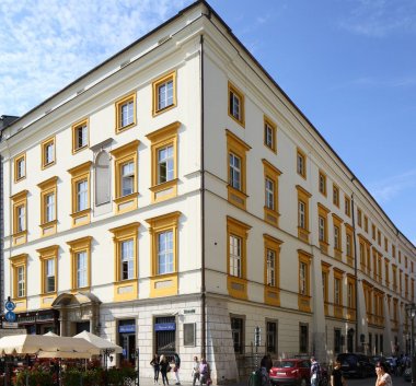 Kolorowa fotografia przedstawiająca Pałac Krzysztofory