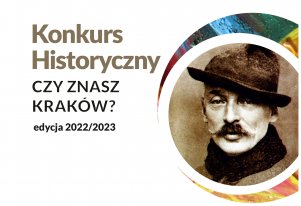 Kolorowy baner przedstawiający zdjęcie Włodzimierza Tetmajera